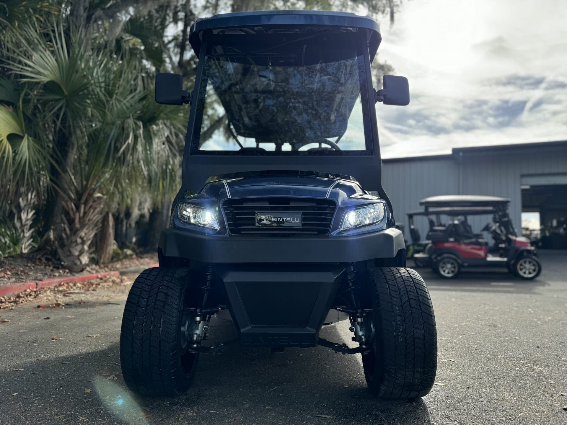 Bintelli 4PF golf cart, view 2 | Ergon Golf Carts