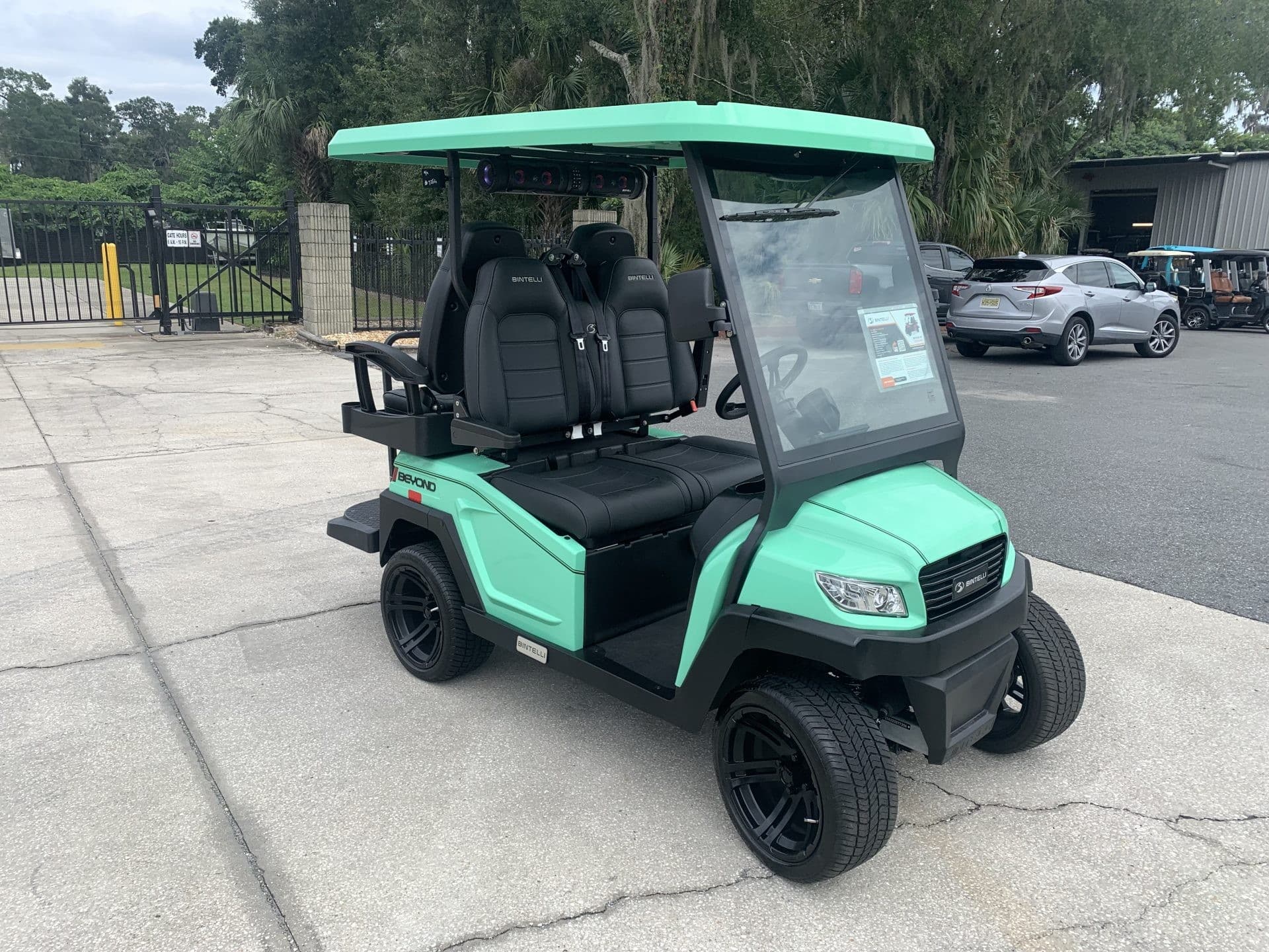 Bintelli 4PR golf cart, view 3 | Ergon Golf Carts