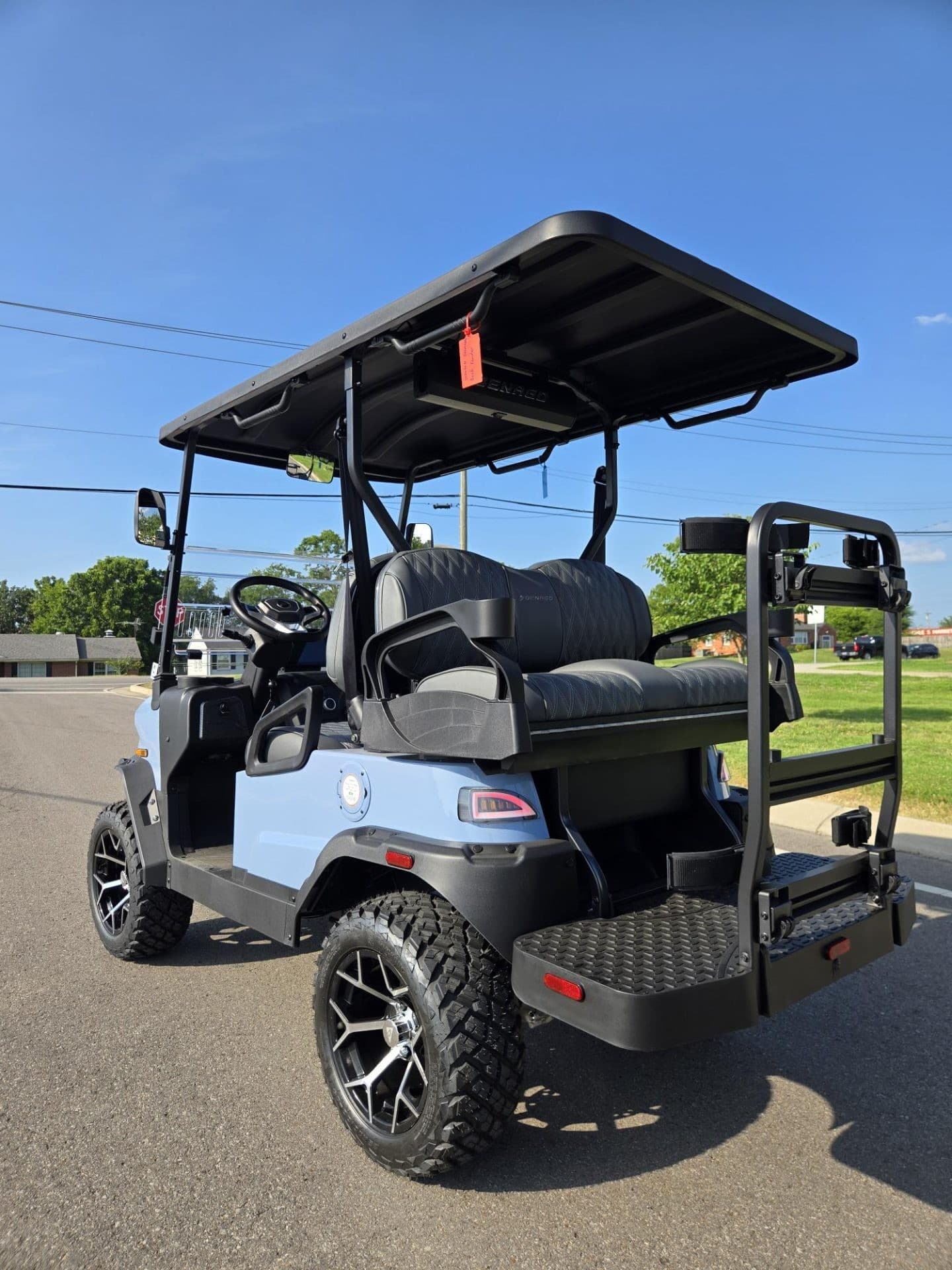 Denago EV Nomad XL golf cart, view 4 | Ergon Golf Carts