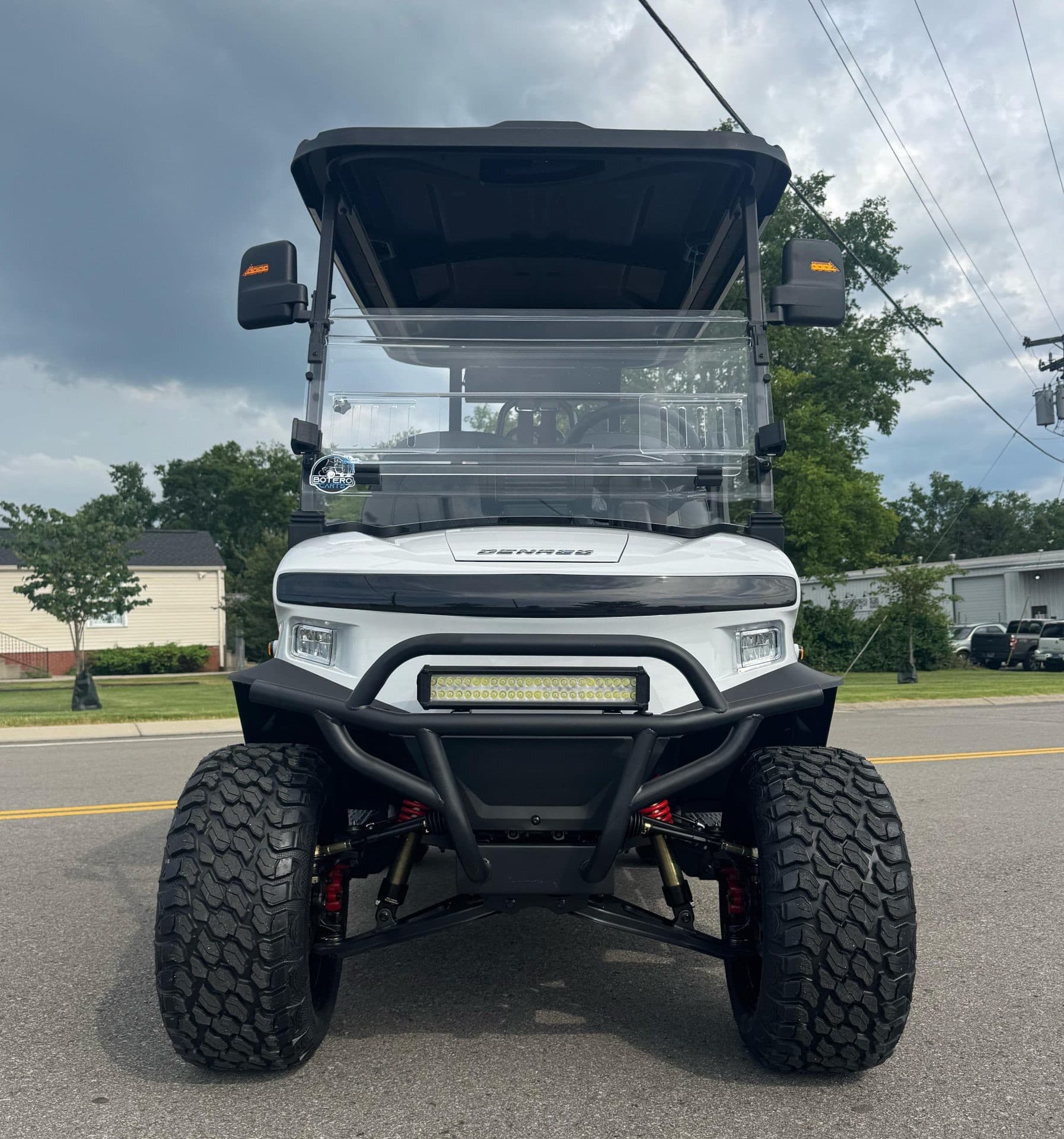 Denago EV Rover XL golf cart, view 2 | Ergon Golf Carts