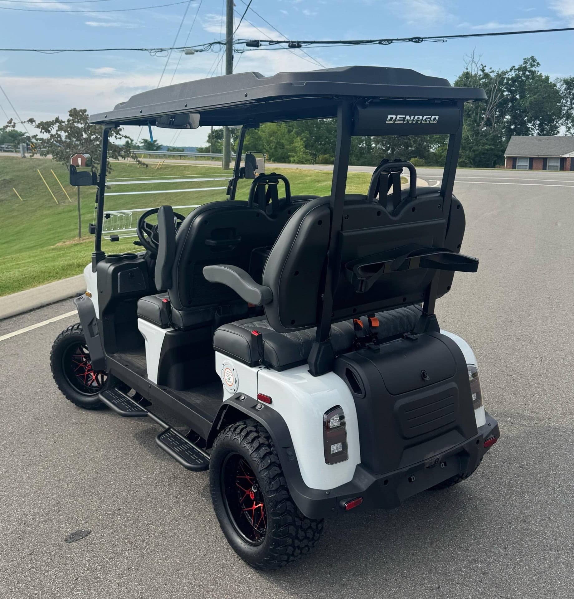 Denago EV Rover XL golf cart, view 4 | Ergon Golf Carts