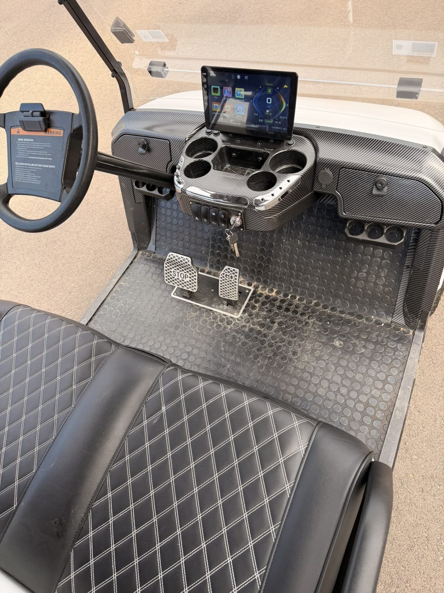 Epic E20 golf cart, view 5 | Ergon Golf Carts