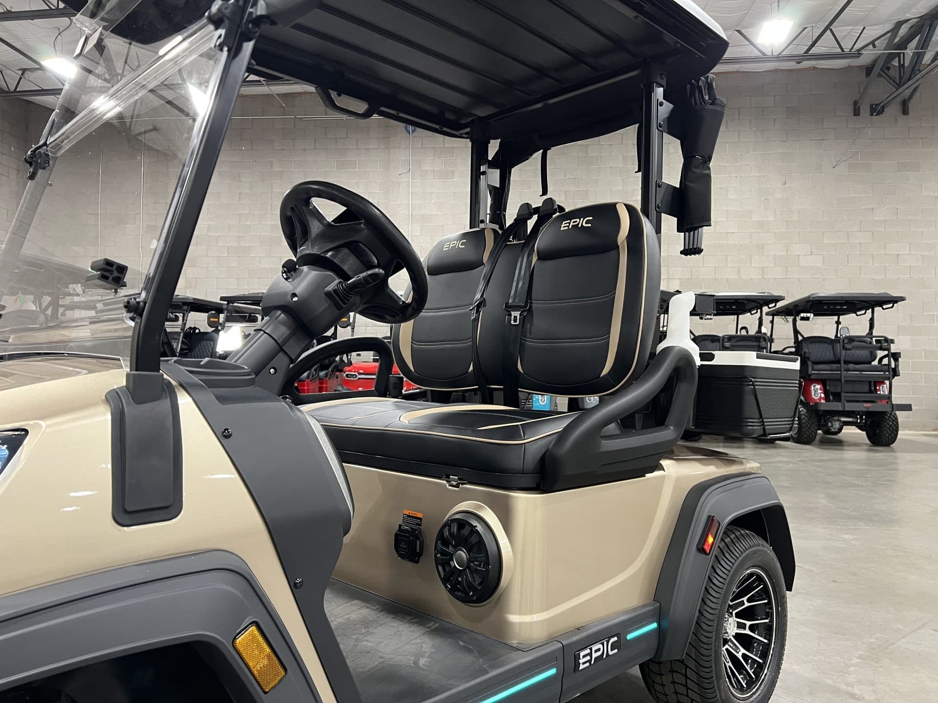 Epic E20FX golf cart, view 5 | Ergon Golf Carts
