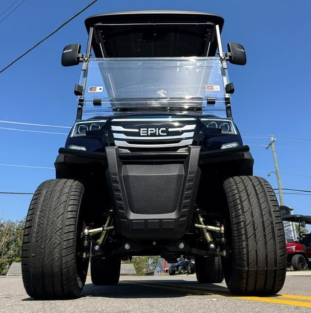 Epic E40FX golf cart, view 2 | Ergon Golf Carts