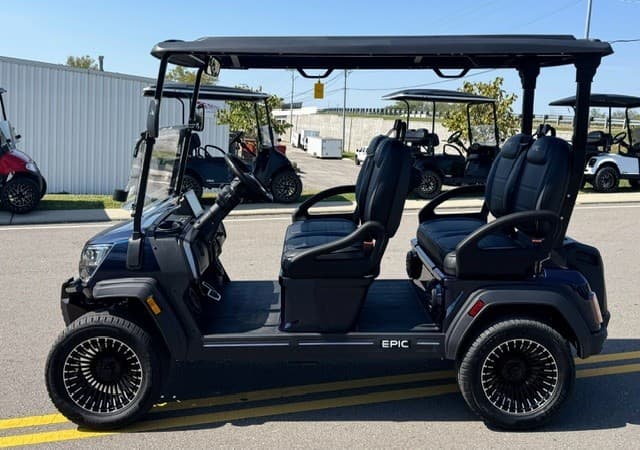 Epic E40FX golf cart, view 3 | Ergon Golf Carts