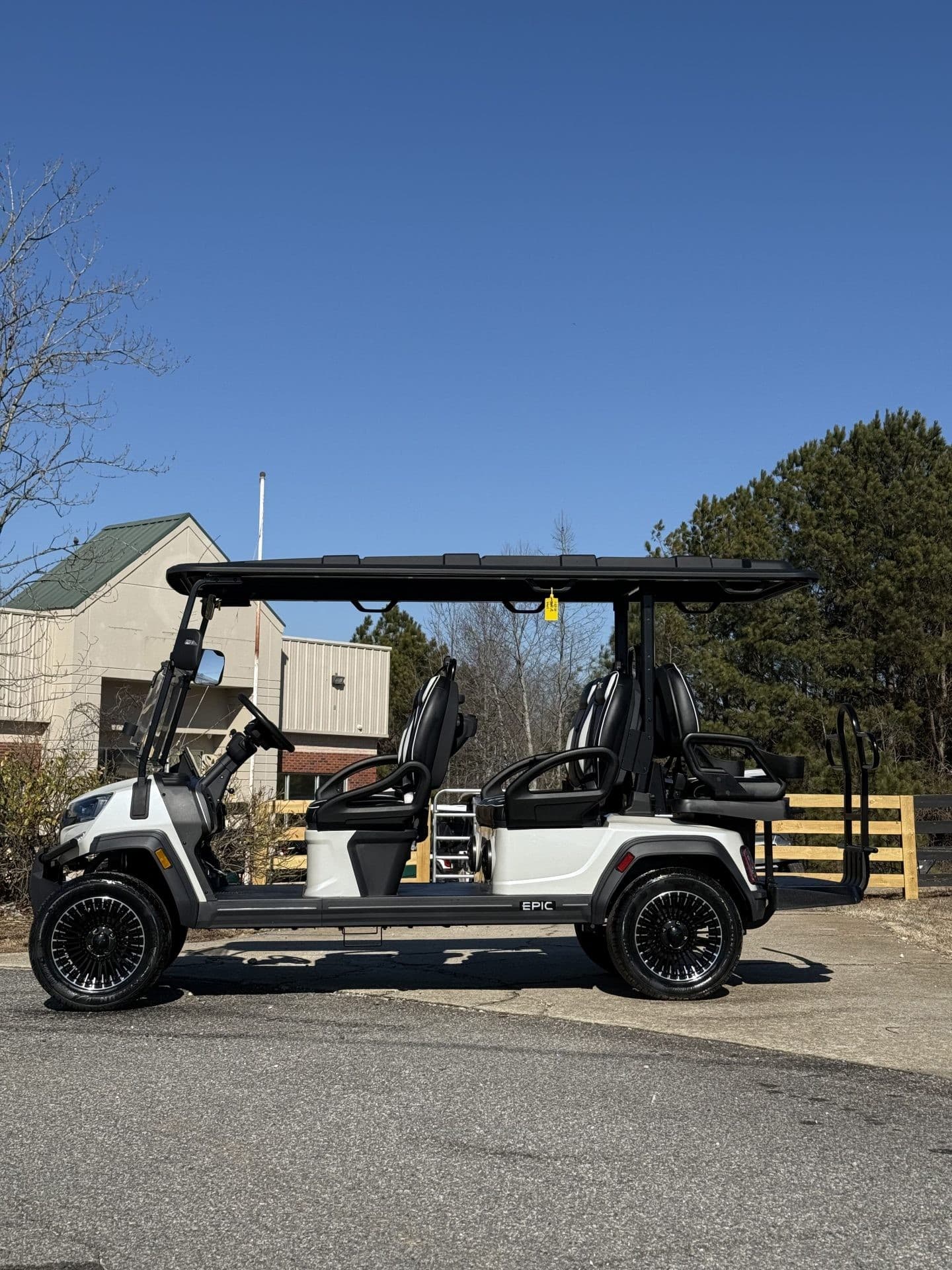 Epic E60FX golf cart, view 2 | Ergon Golf Carts