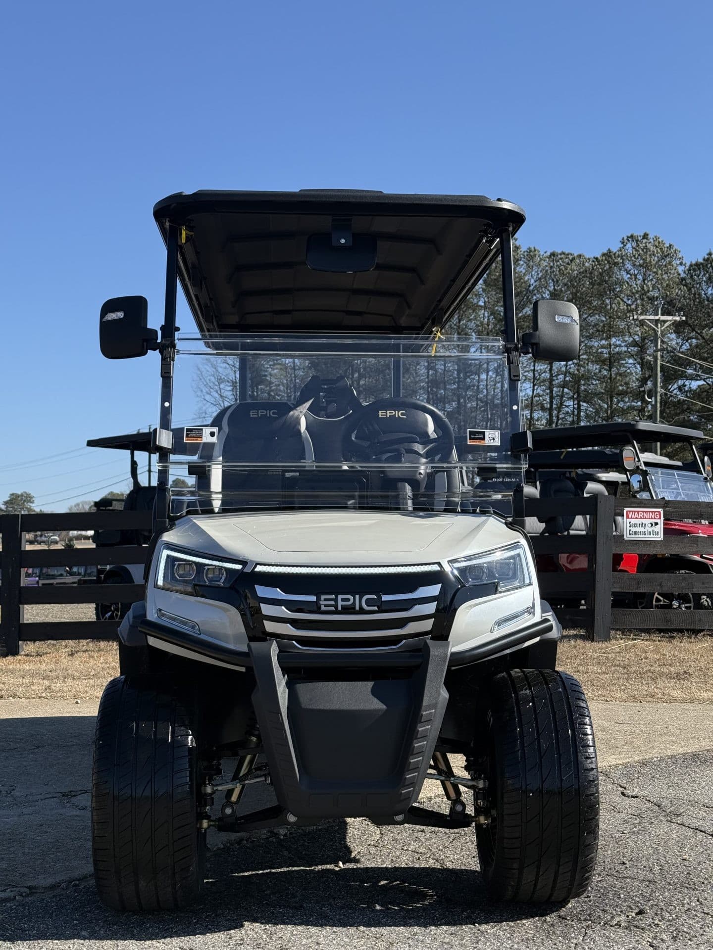 Epic E60FX golf cart, view 5 | Ergon Golf Carts