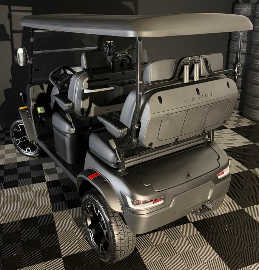 Kandi America Kruiser 4P FWD golf cart, view 4 | Ergon Golf Carts