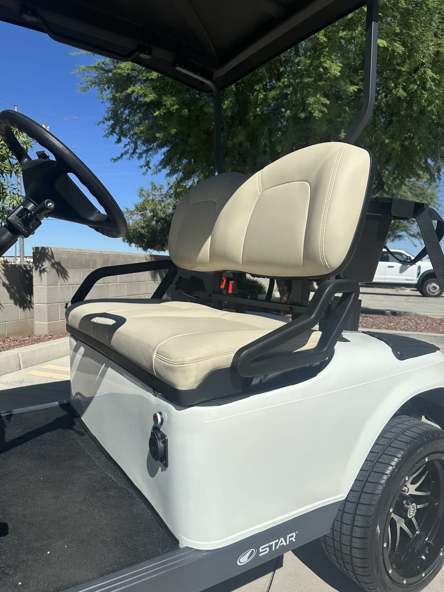 Star EV J Model golf cart, view 4 | Ergon Golf Carts