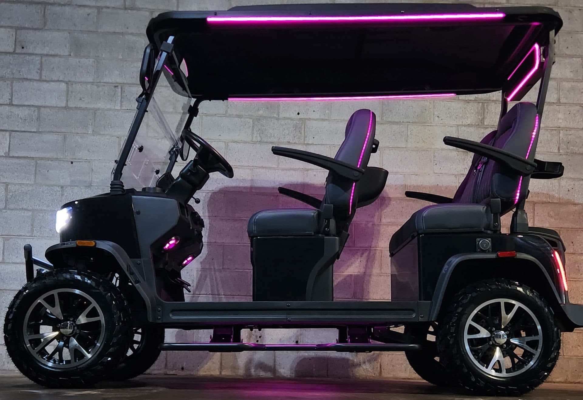 Teko EV Trophy golf cart, view 3 | Ergon Golf Carts