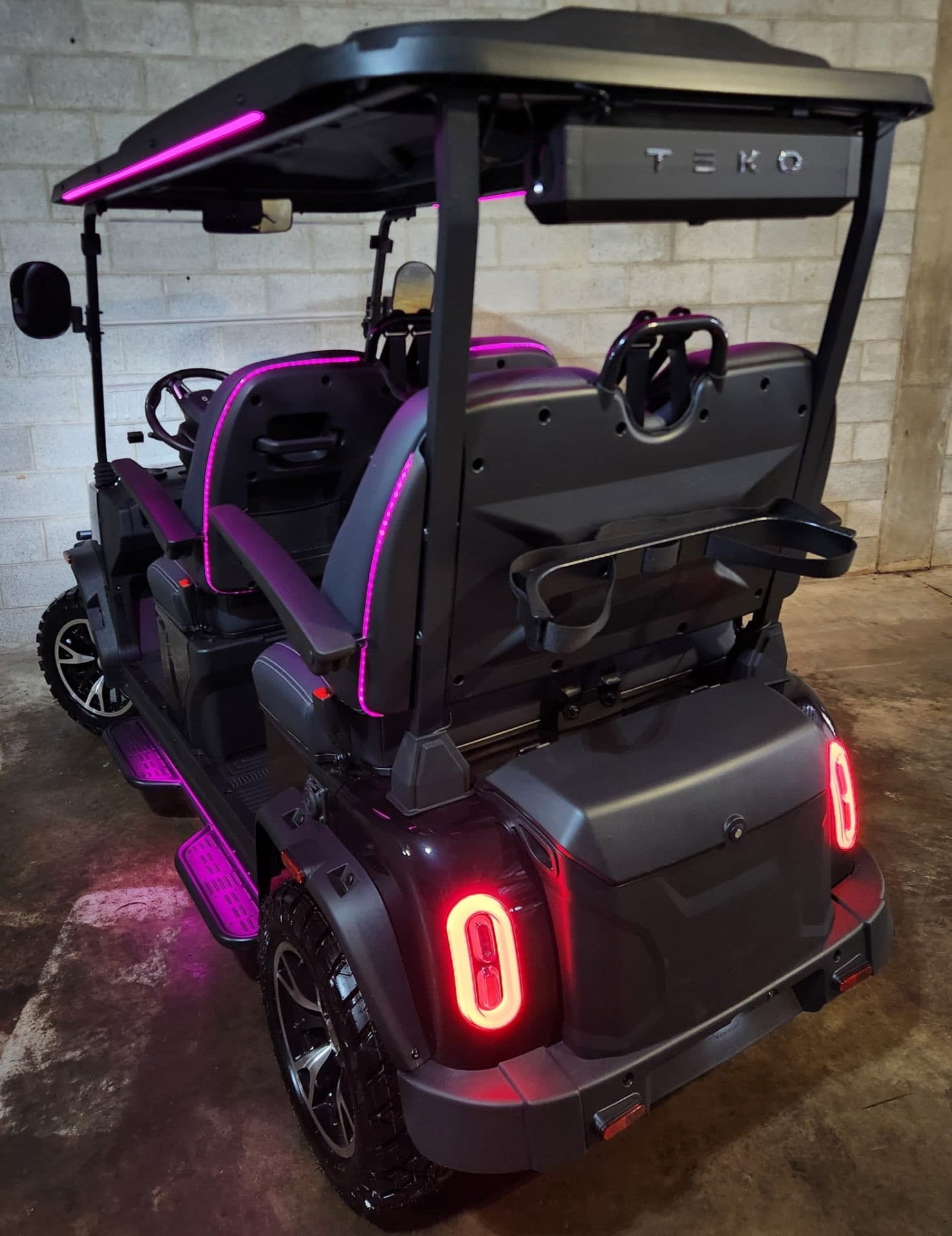 Teko EV Trophy golf cart, view 4 | Ergon Golf Carts