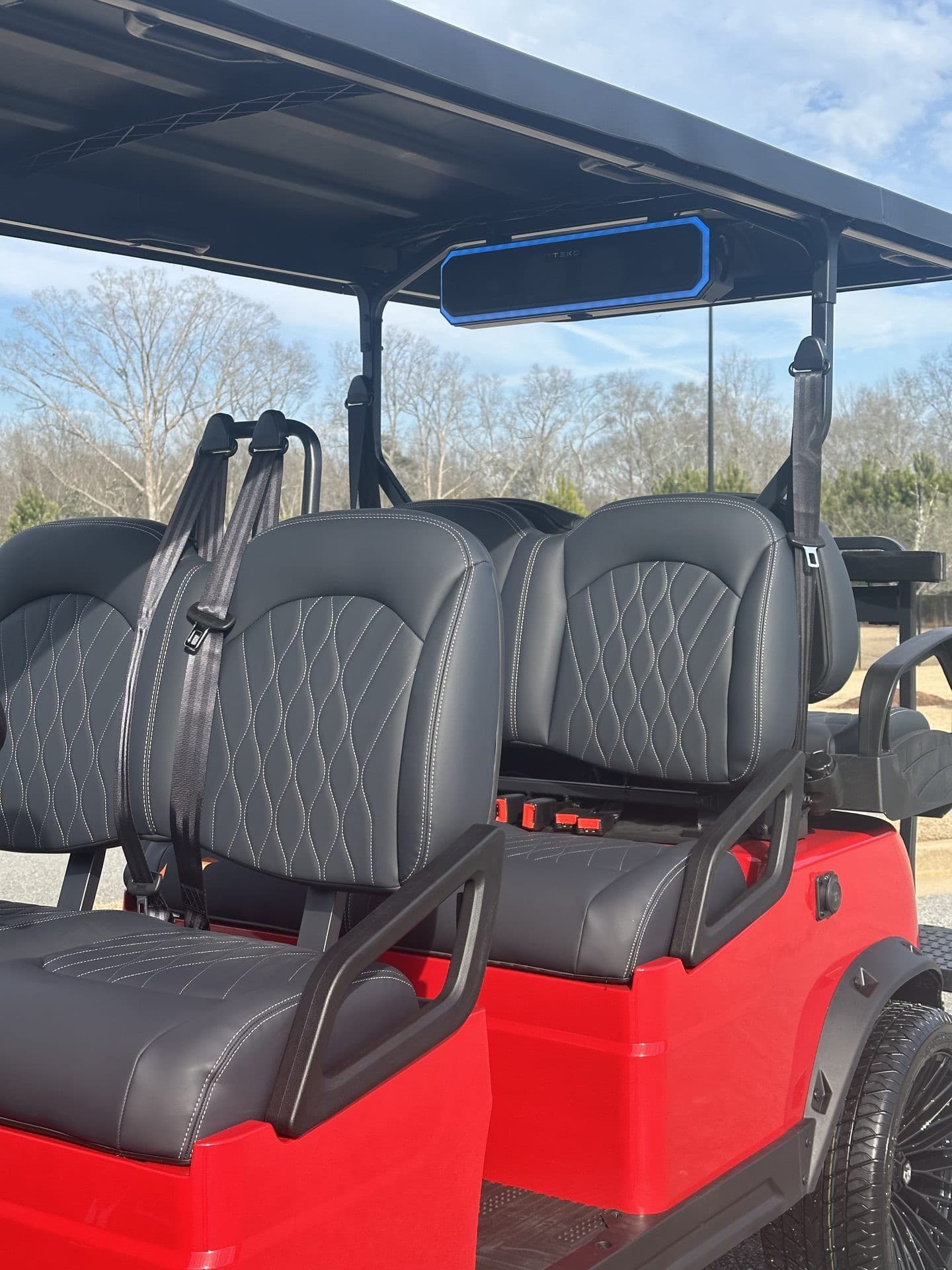 Teko EV Trophy Plus golf cart, view 5 | Ergon Golf Carts