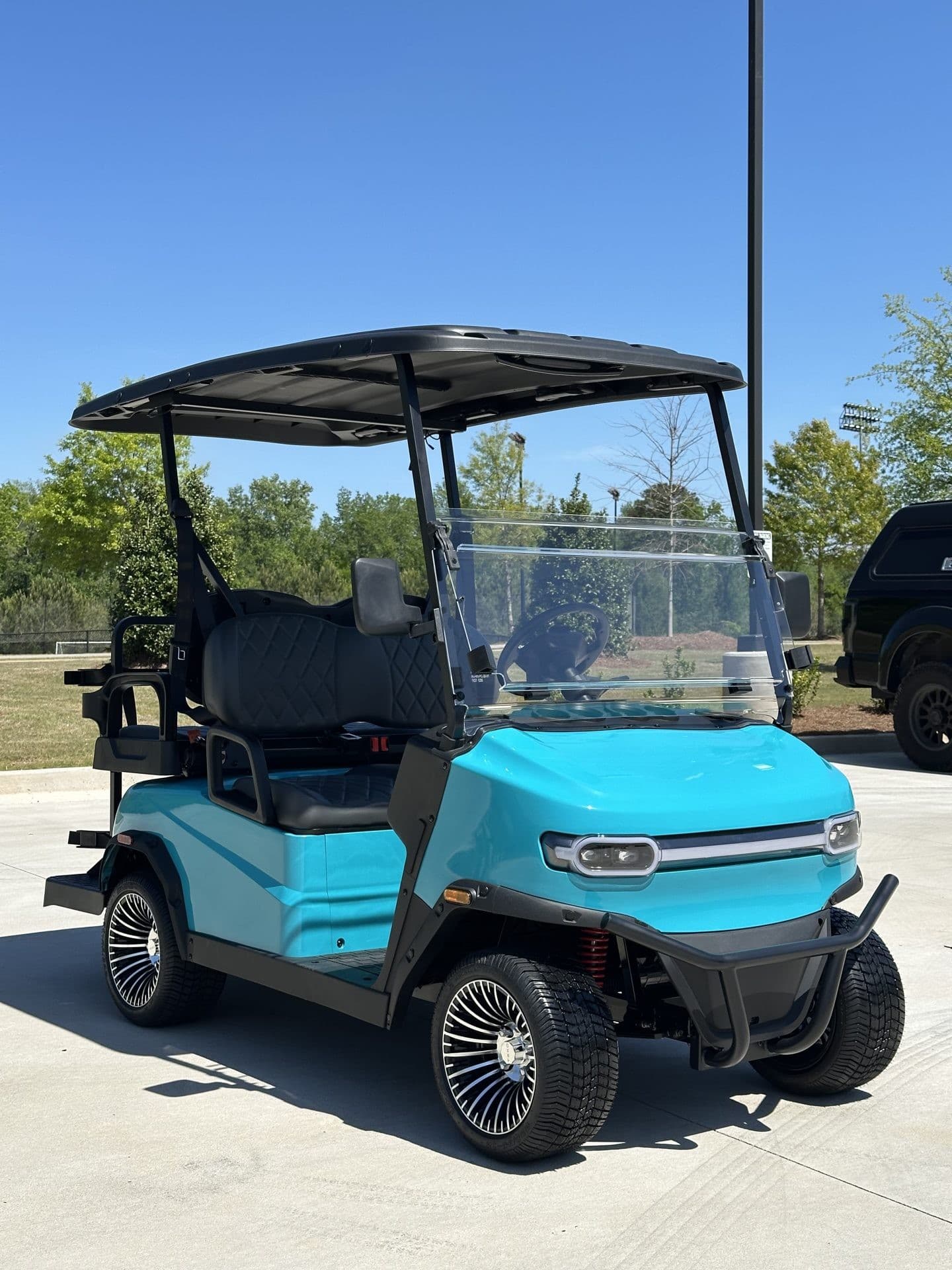 Teko EV Turbo Lite golf cart, view 3 | Ergon Golf Carts